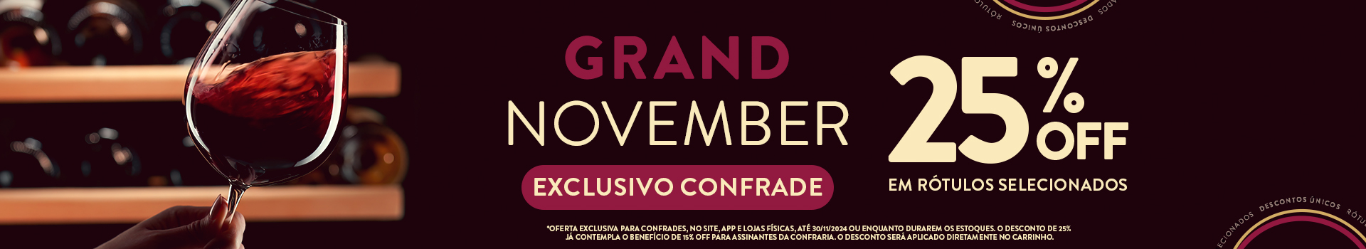 Grand November Exclusivo Confrade