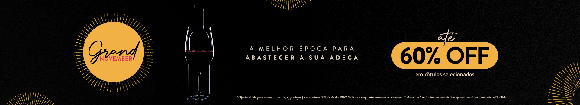 Grand November | Até 60% OFF