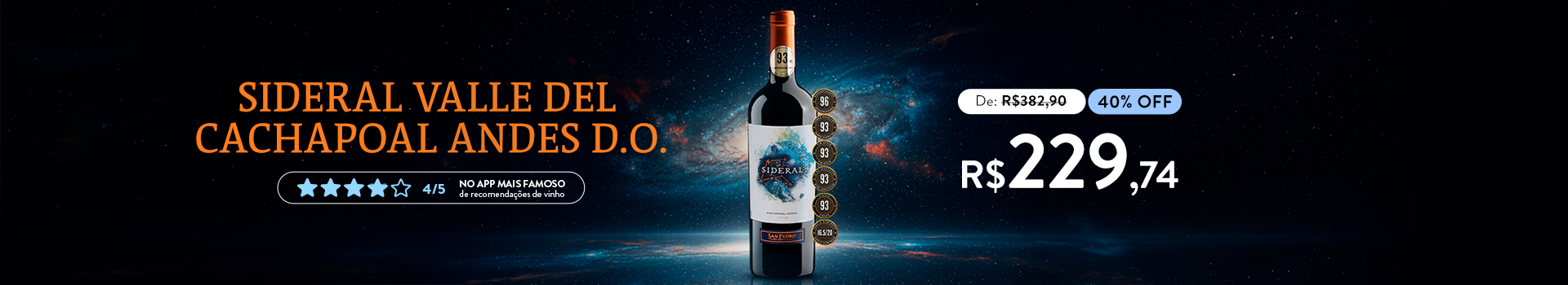 San Pedro Sideral Valle del Cachapoal Andes D.O.