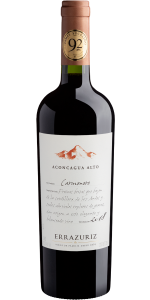 Vinho Tinto Errazuriz Aconcagua Alto Carmenere 2018 750 mL - Grand Cru Vinhos