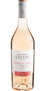 Maison Castel Merlot Rosé Pays d'Oc IGP 2021 750mL