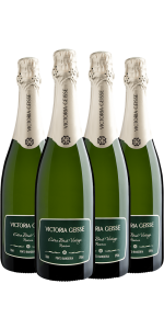 Kit 4 Espumante Victoria Geisse Extra Brut Vintage Reserva 