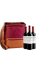 Kit Trio Los Olivos Malbec + Bolsa Térmica