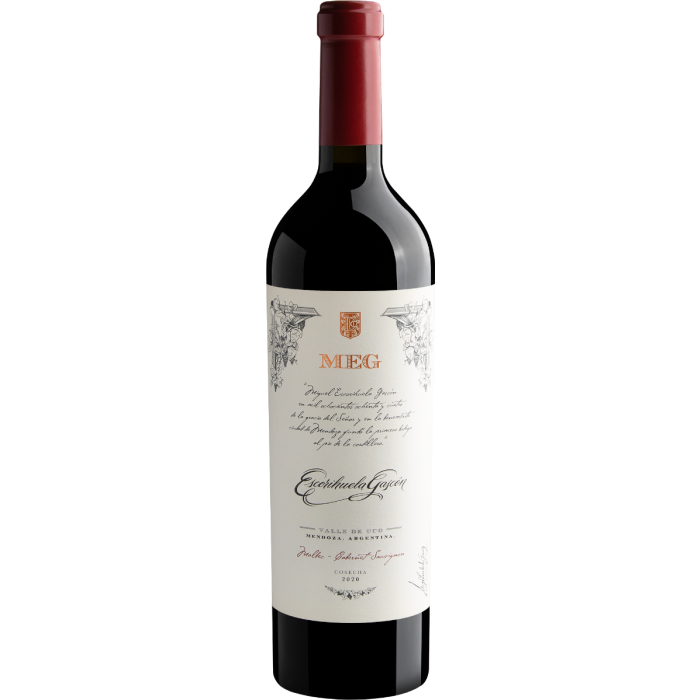 Vinho Escorihuela Gascón Tinto Seco Argentina Meg Malbec 2020 750ml