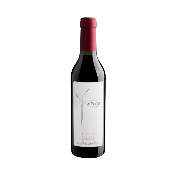 Vinho Pulenta Estate Tinto Seco Argentina La Flor Malbec 2021 375ml